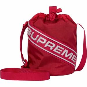 Supreme Small Cinch Pouch - Red